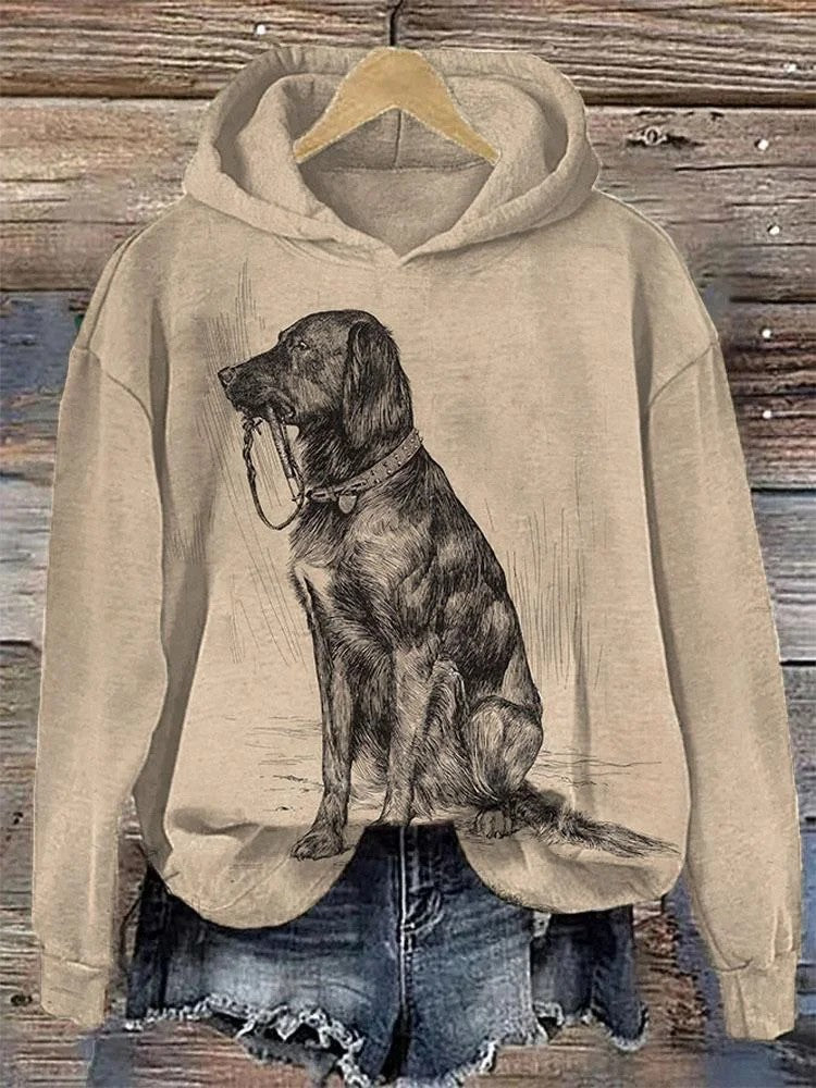 Women’s 3D Digital Print Hoodie – Casual Graphic Sweatshirt