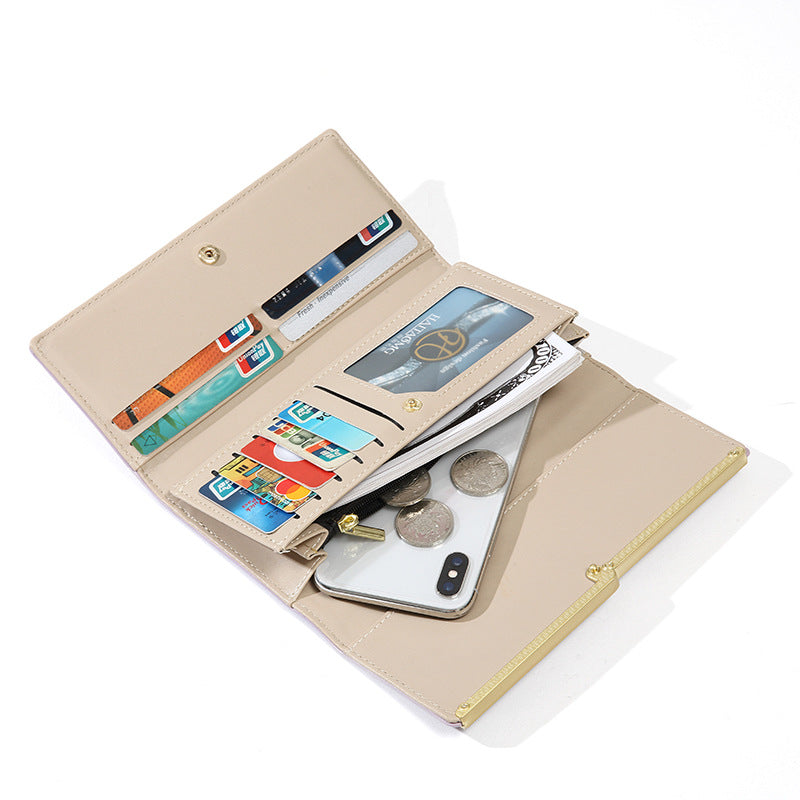 Fashion Long Wallet Female Simple Card Holder