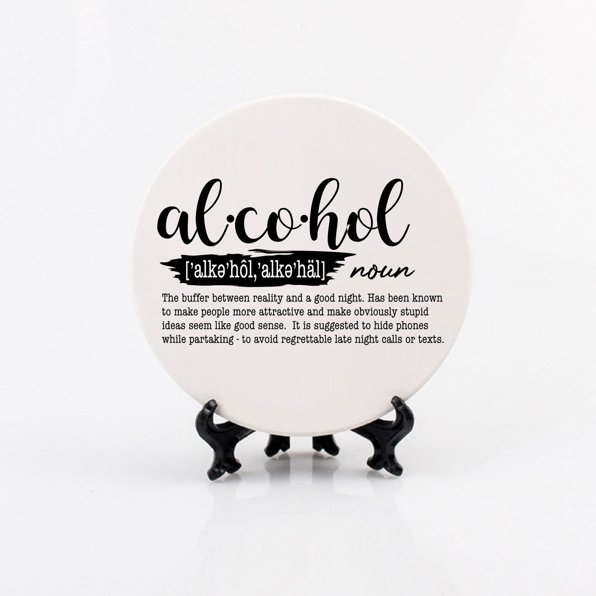 Funny Drink Definition Coasters Set Dictionary Quote Coasters For Bar And Countertop Decor