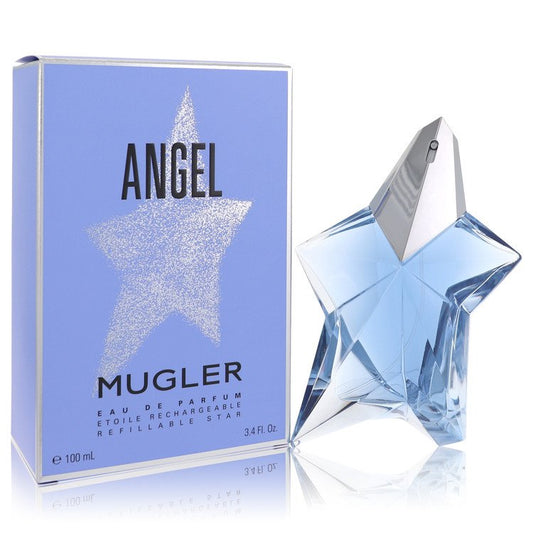 Angel par Thierry Mugler Flacon ressourçable d'eau de parfum en vaporisateur Étoile debout de 100 ml pour Femme