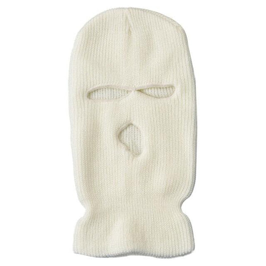 Army Tactical Mask 3 Hole Full Face Mask Ski Mask Winter Cap Balaclava Motorbike Motorcycle Helmet Full Helmet Neck Gaiter, Winter Balaclava Warm Knit Beanie for Outdoor Sports Outdoor Full Face Cover Thermal Ski Mask
