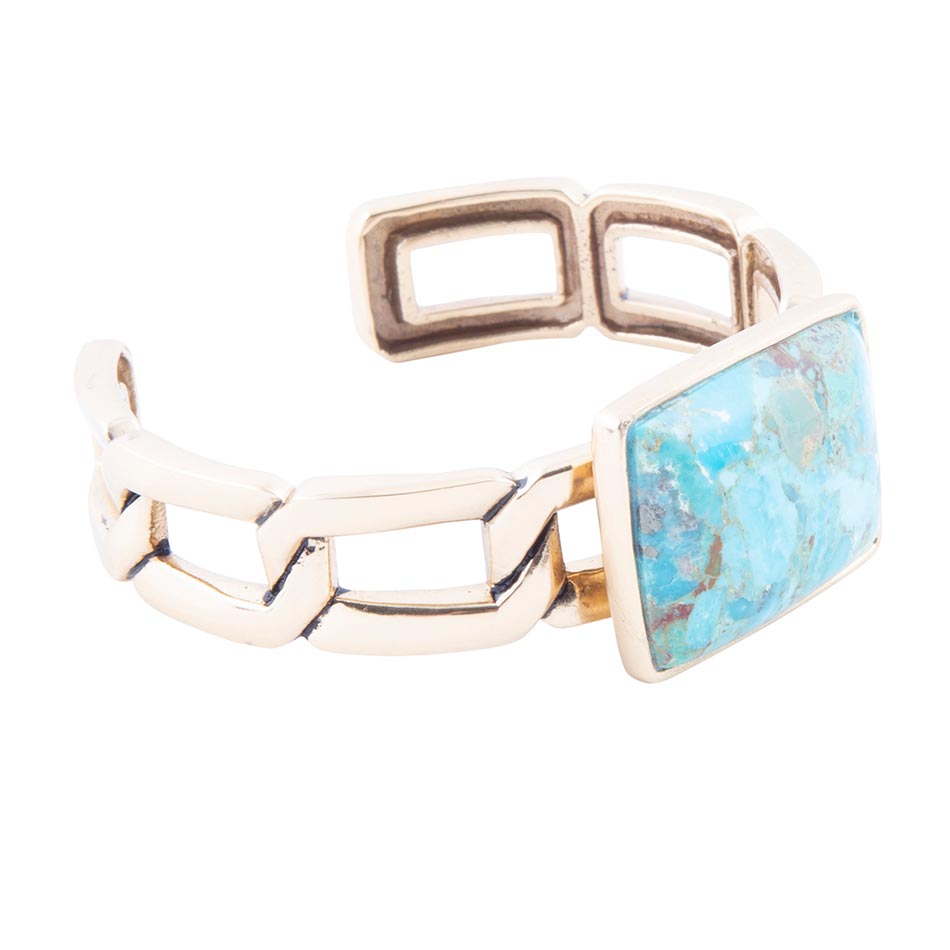 Athena Blau Türkis Goldenes Armband