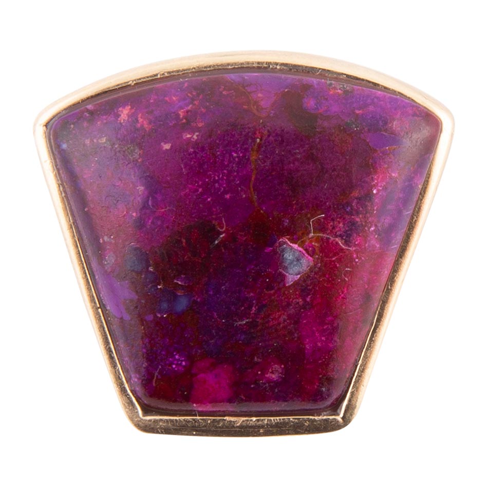 Athena Lila Türkis Statement Goldener Ring