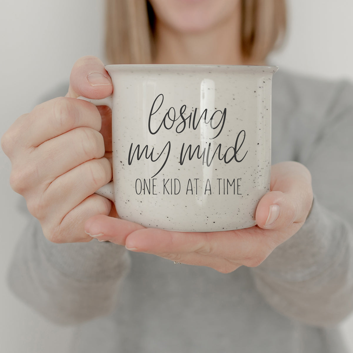 Lustige Eltern Tasse 430ml Ich Verliere Den Verstand, Ein Kind Nach Dem Anderen, Keramik