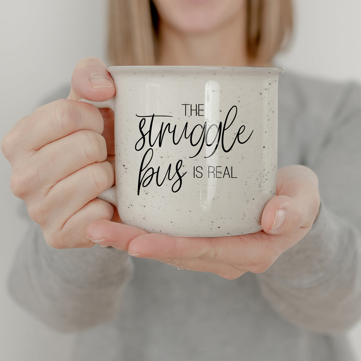The Struggle 14.5oz Keramiktasse Lustige, inspirierende Kaffeetasse für schwere Tage Geschenk