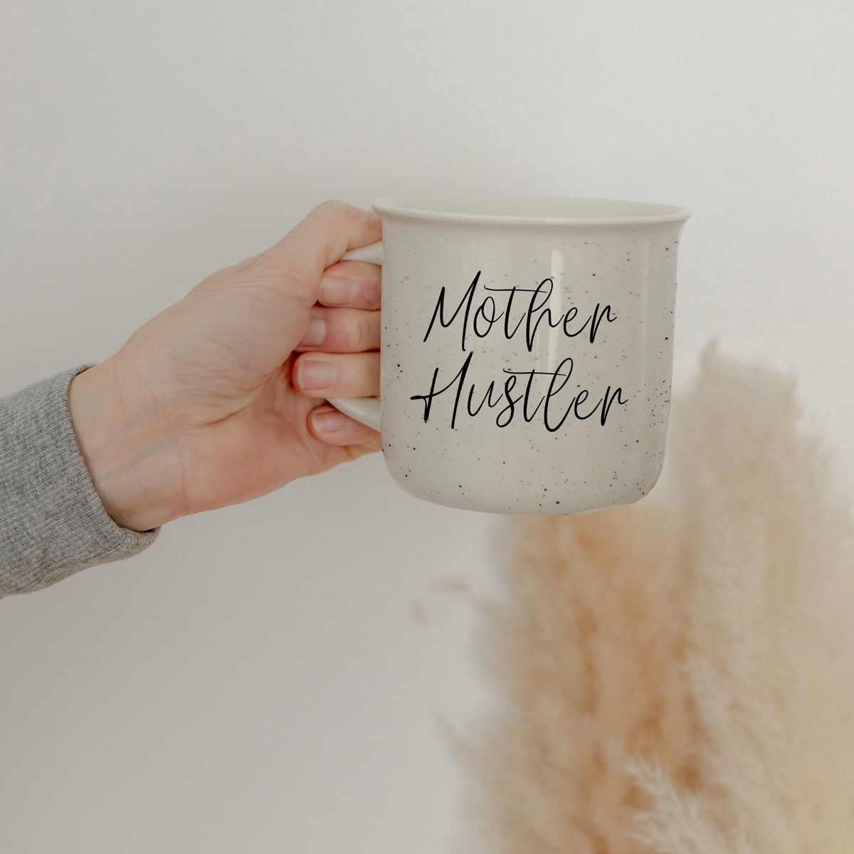 Mother Hustler 410ml Keramik-Kaffeetasse - Lustiges Mom Hustle Geschenk für Mütter
