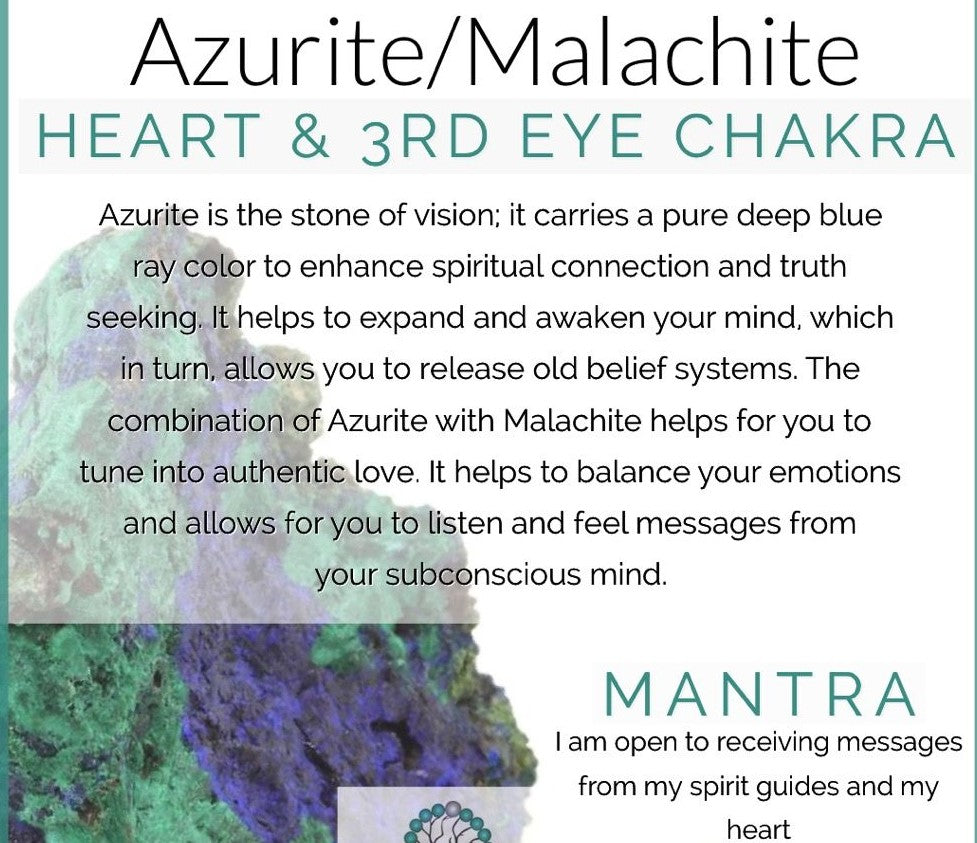 Malachite Chrysocolla Picture Jasper Stretch Bracelet