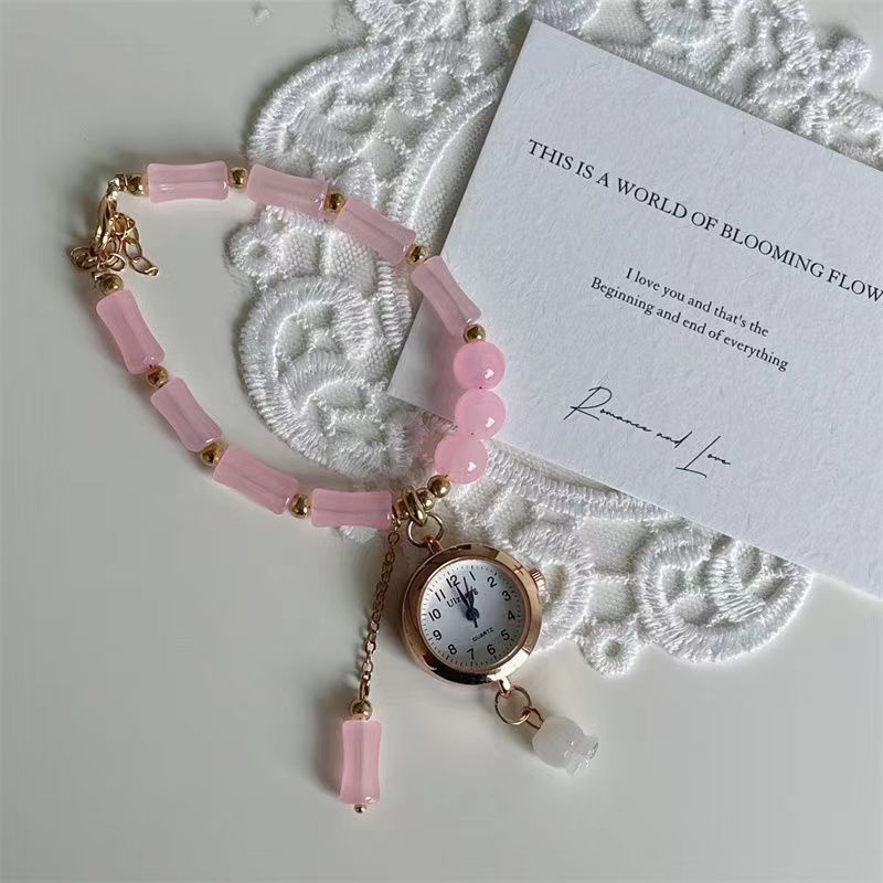 Chinese-style Bamboo Knot Bracelet Quartz Ladies Watch