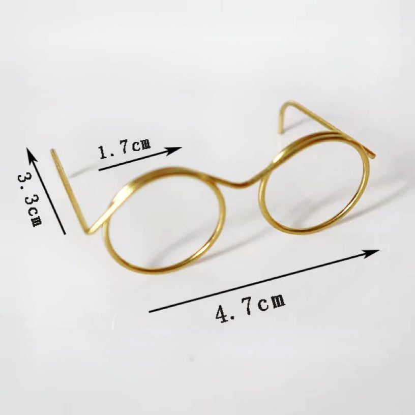 Mini Glasses Frame Twist Stick Puppy Doll Special