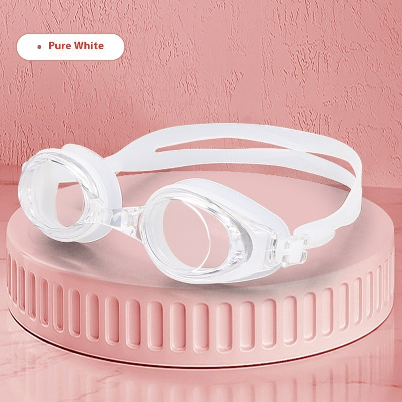 Plain Light Swimming Glasses HD Anti-fog Waterproof Professional Comfortable Big Frame Not Tight