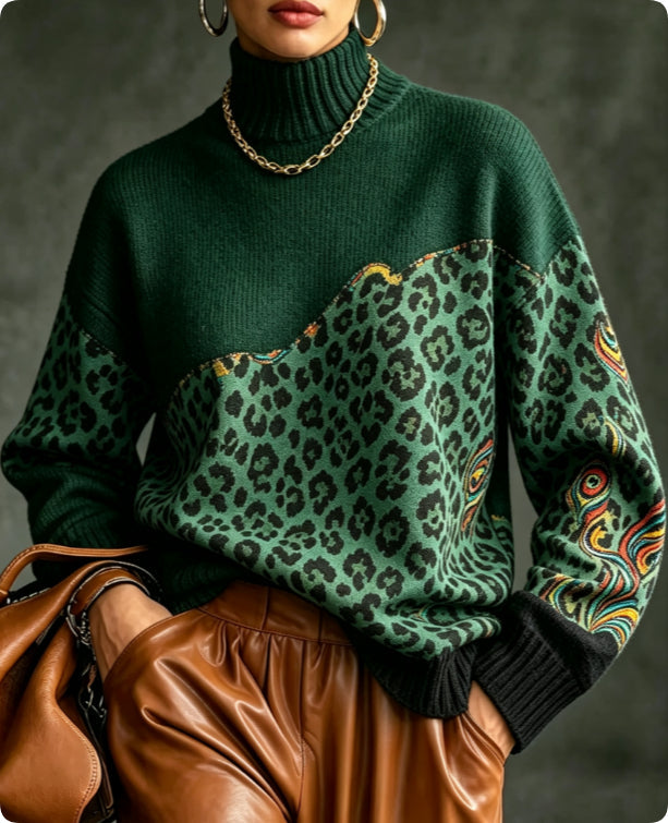 Womens Plus-Size Loose Sweater