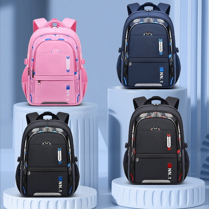 Children's Junior And Middle School Students Large Capacity Backpack