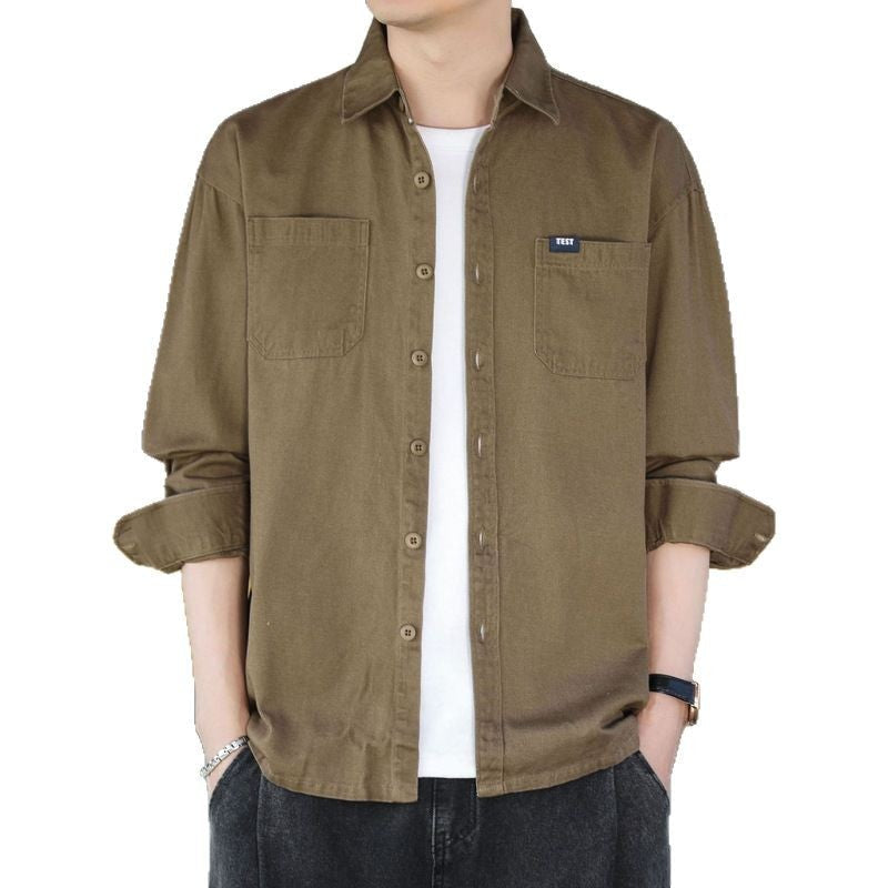Casual Retro Minimalist Shirt For Men