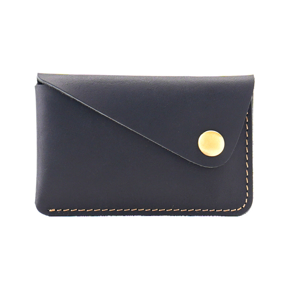 Genuine Leather Card Holder - Slim Multi-Slot Credit Card Organizer for Men and Women
