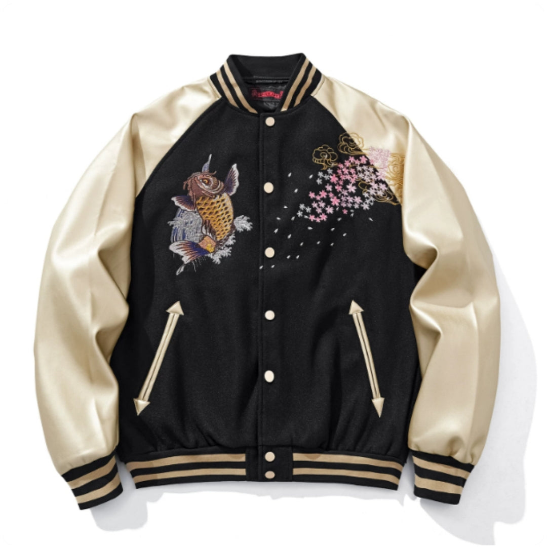 Heavy-duty Embroidered Carp Jacket
