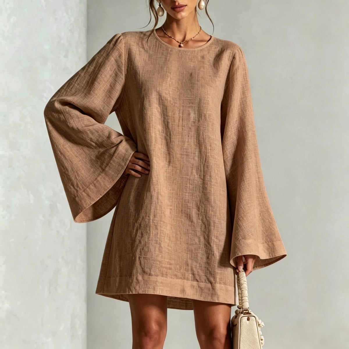 Stylish Casual Round-neck Elegant Dress For Women