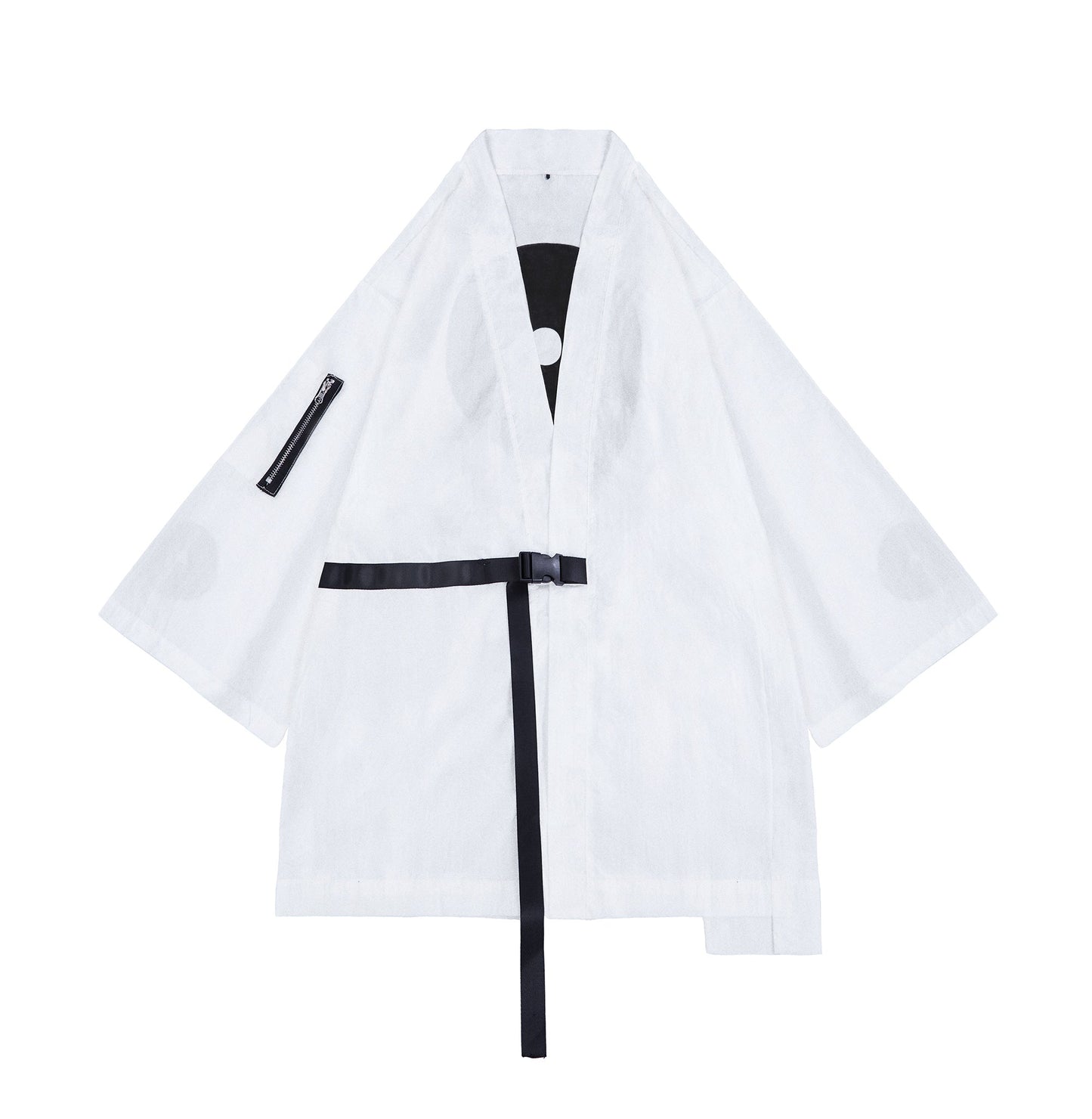 Chemisier Kimono Magatama blanc