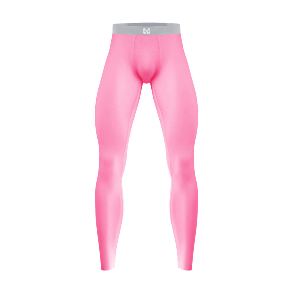 Ice Silk Nude Feel Yoga Pants Thin Men's Long Johns