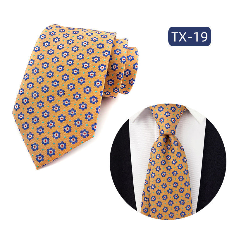 Mens Jacquard Woven Business-casual Tie