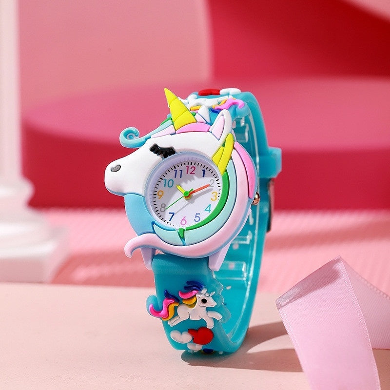 Cute And Fashionable Cartoon Silicone Kids Watch