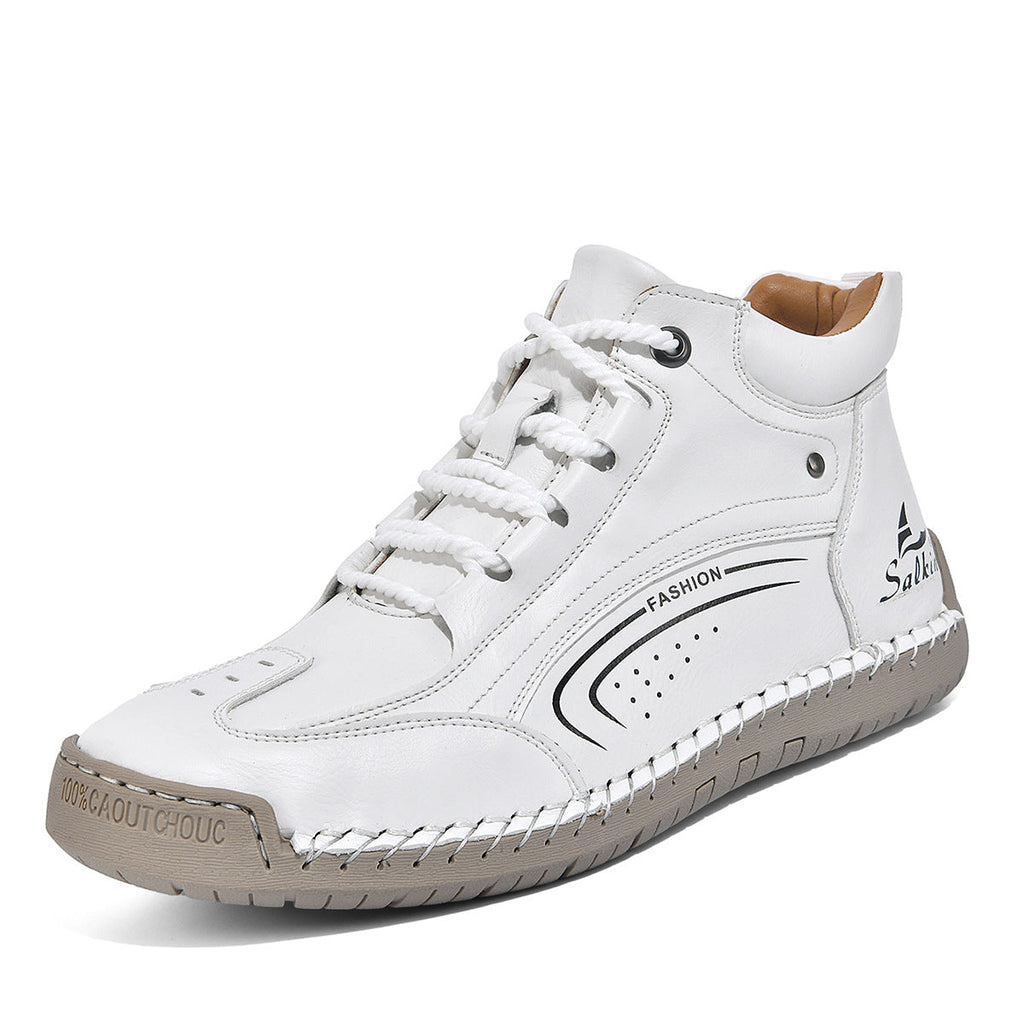 Plus-size Mens Fashion With Hand-stitched Soles