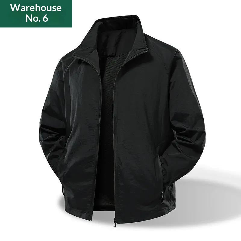 Versatile Loose-fit Stand-collar Jacket American-style Water-repellent