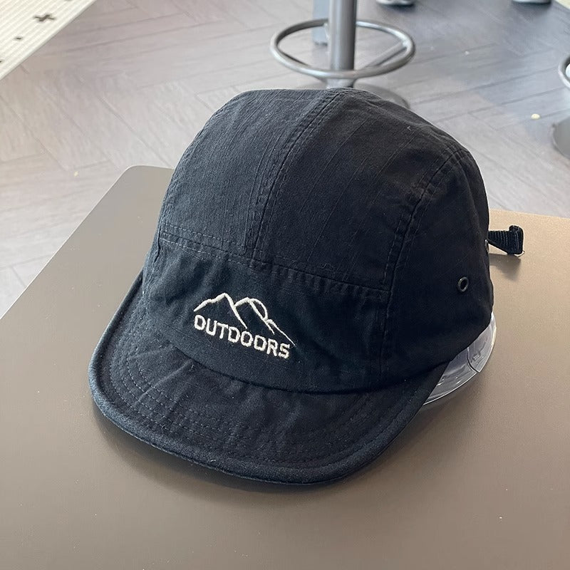 High-quality Japanese-style Baseball Cap With A Short Brim