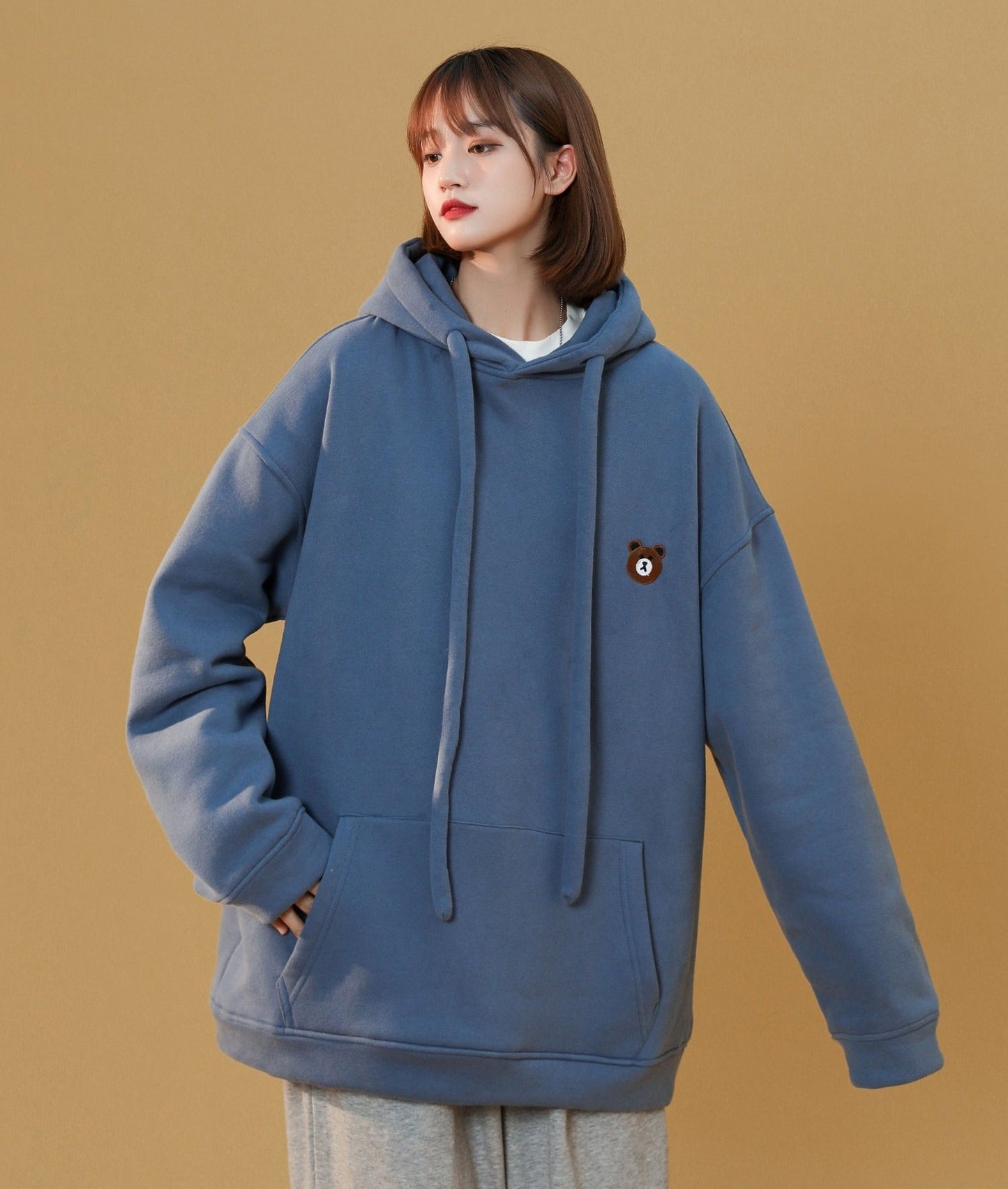 Damen-Teddy-Kapuzenpullover Classic