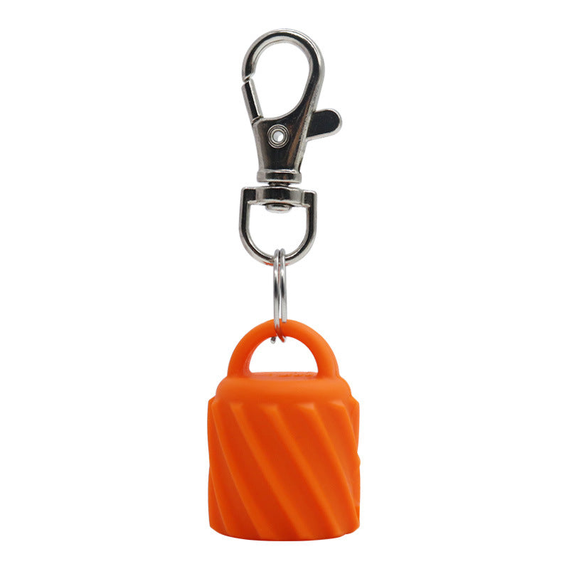 Silicone Universal Lip Gloss Keychain Silicone Cap Lipstick Cover