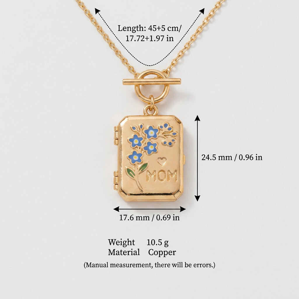 Heart-shaped Pendant Openable Necklace