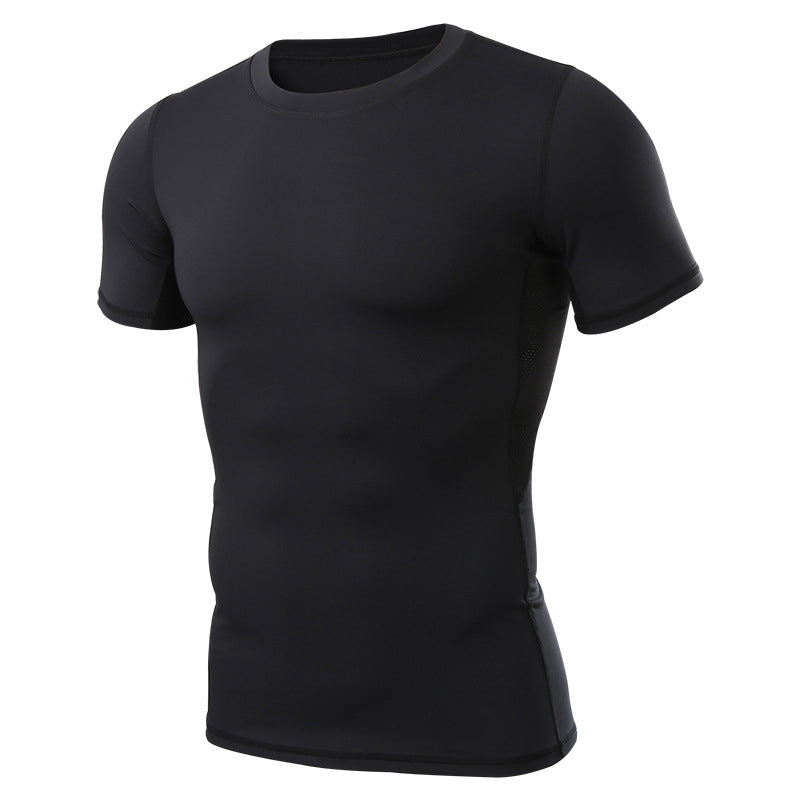 Slim-fit Casual Crew-neck Python-pattern T-shirt For Men