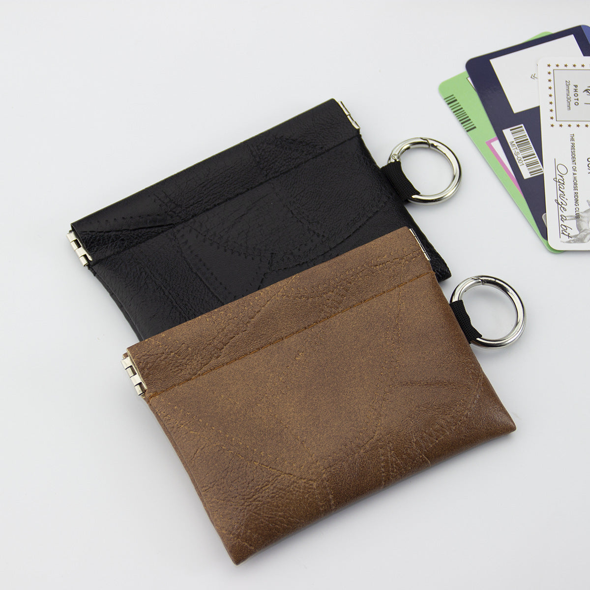 Universal Keychain Artificial Leather Small Holster