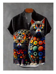 Hawaiian-style Fashionable And Breathable Mens Shirt