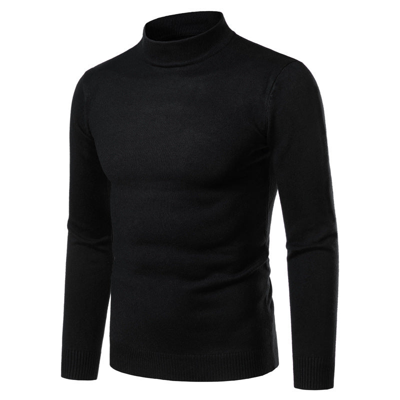 Mens Casual Half-neck Pullover Sweater