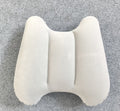 Inflatable lumbar pillow-gray-pvc flocked-1 piece