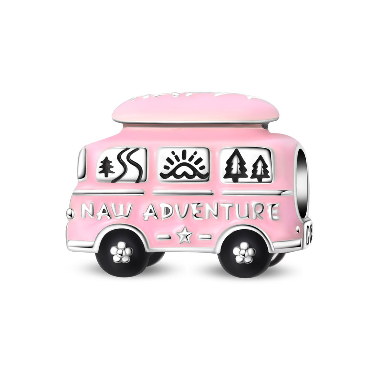 Airplane Suitcase World Travel DIY Bead Pendant Jewelry Accessory