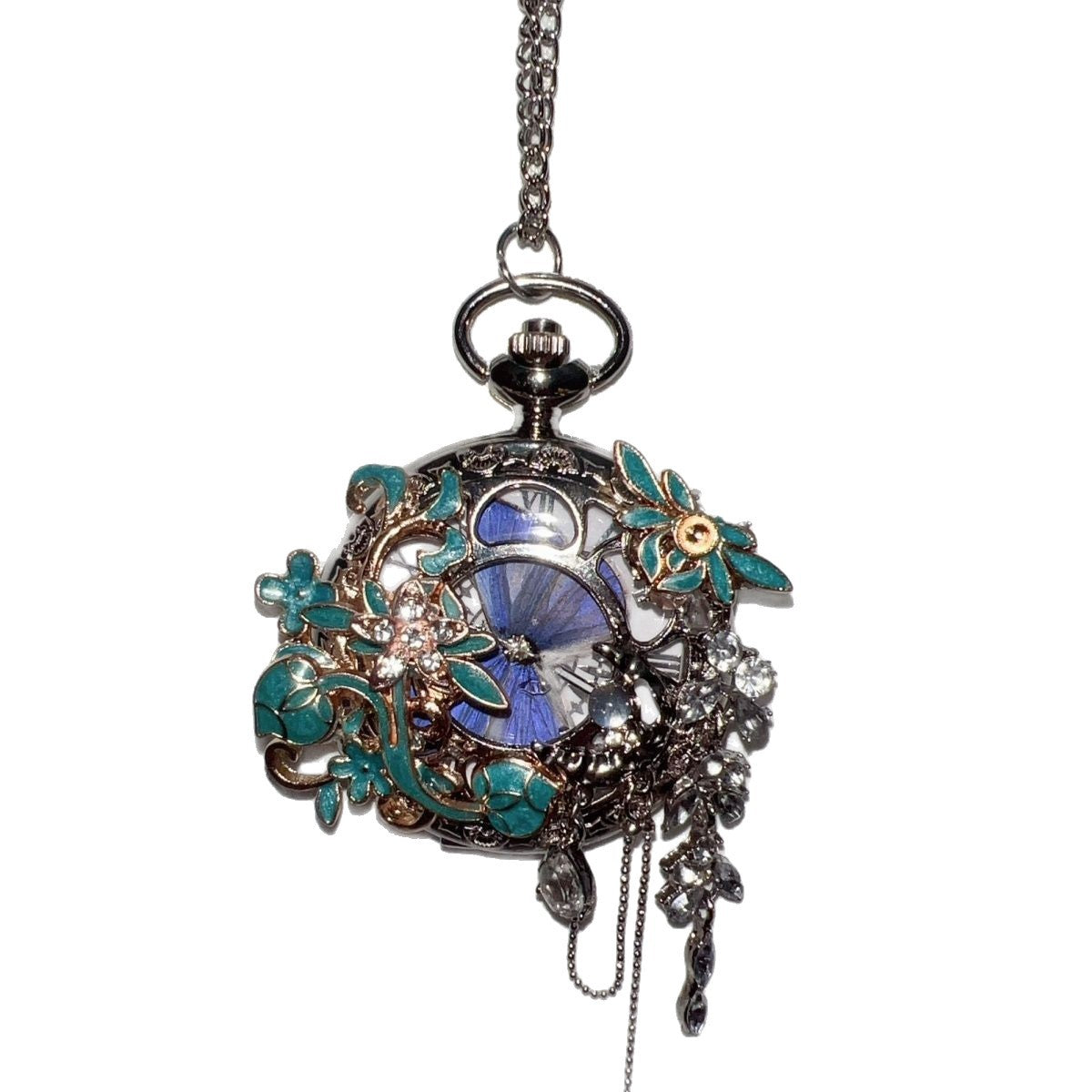 A Customizable Butterfly Gift For A Dazzling New Chinese-style Feather Pocket Watch