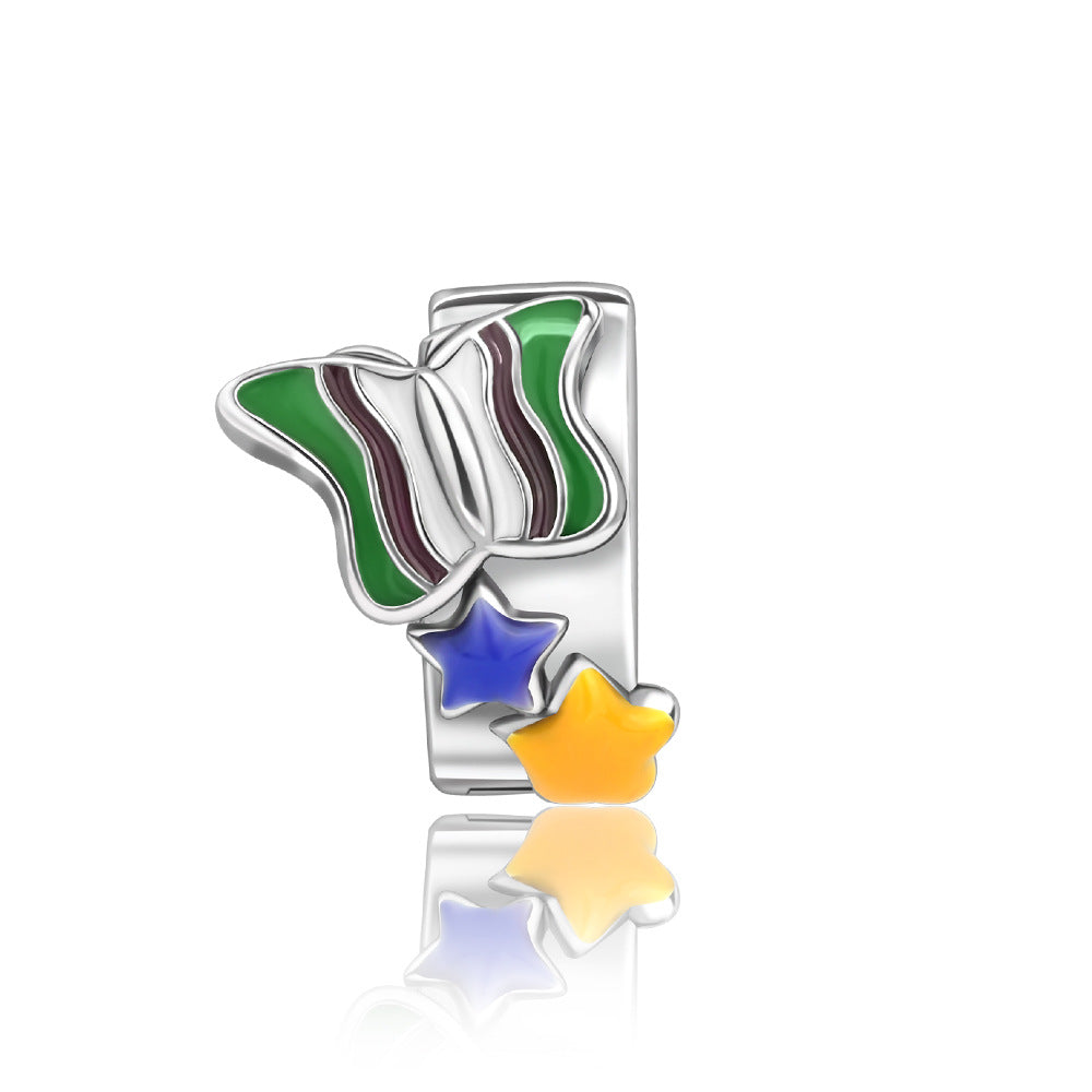 Cute Animal Colorful Oil-Drop Pendant Bracelet Accessory