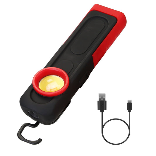 LED-Arbeitsleuchte Taschenlampe Mini Magnetische Flache EDC-Taschenlampe mit 4 Modi Haken IP44 Wasserdicht Dimmbar für Reparaturen Notfälle