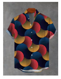 Hawaiian-style Fashionable And Breathable Mens Shirt
