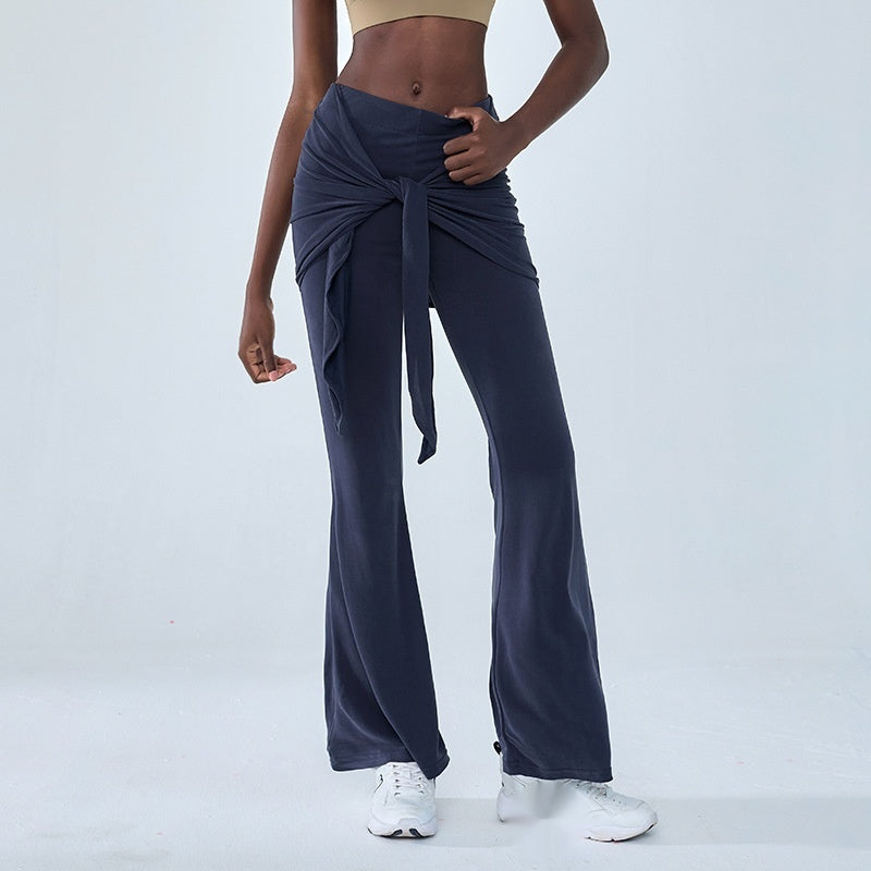 Fake Two Pieces Yoga Pants Sports Tight