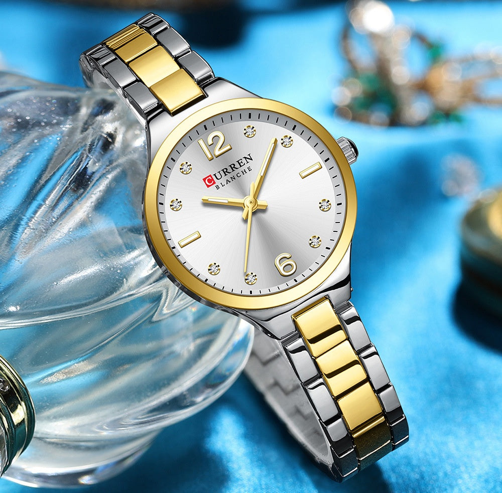 Simple Small Dial Waterproof Quartz Womens Watch