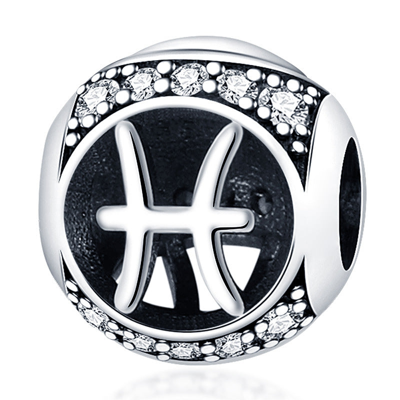 12 Zodiac Sign Bead Accessories For DIY Bracelets