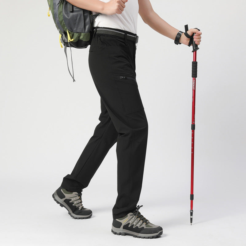 Outdoor Work Pants For Hiking Waterproof Stretchy Breathable With Multiple Pockets