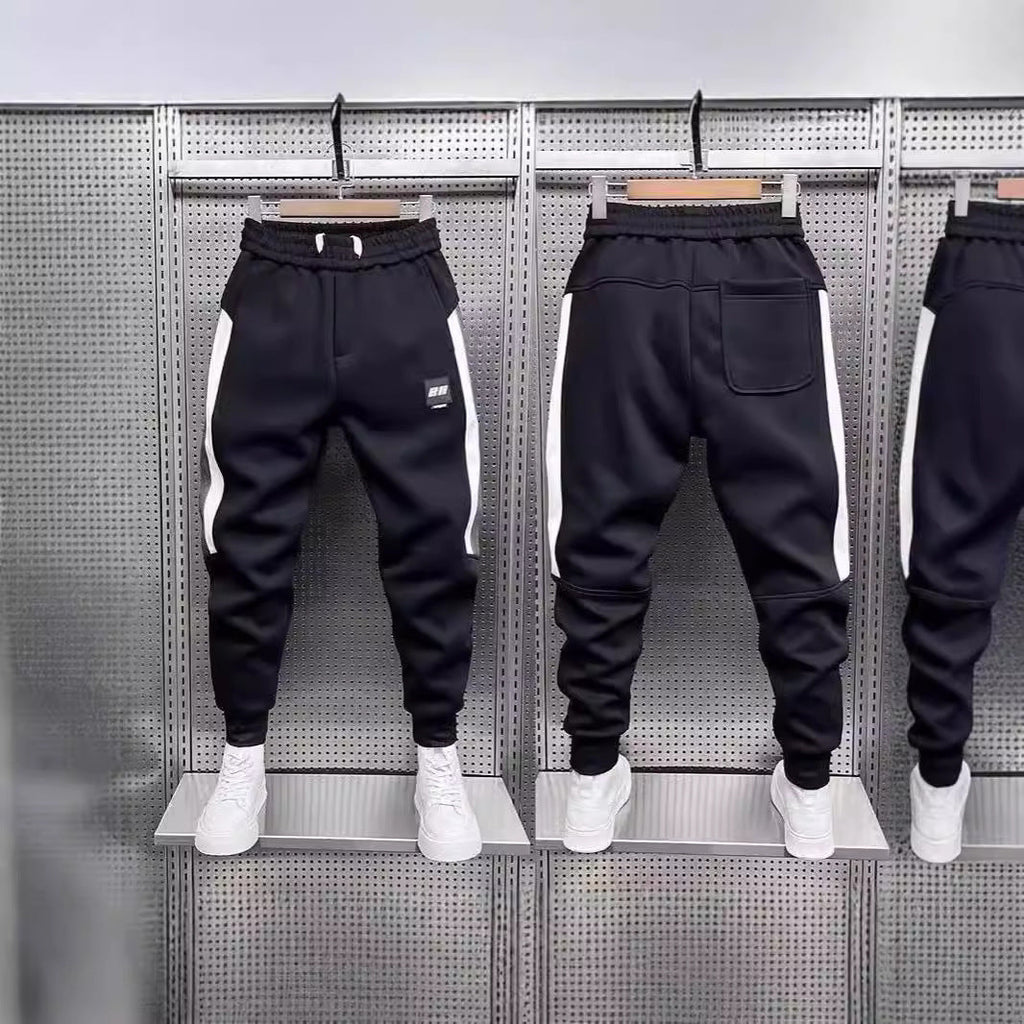 Casual Jogger Pants With Elastic Cuffsversatile Loose-fitting And On-trend