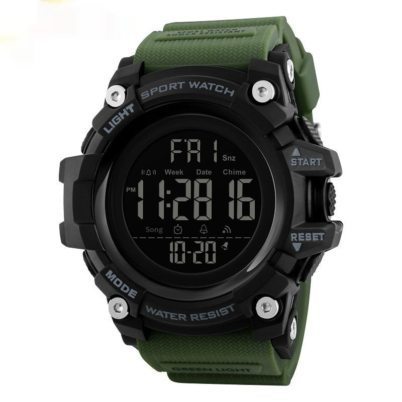 Mens Outdoor Sports Electronic Watch With Multi-Function