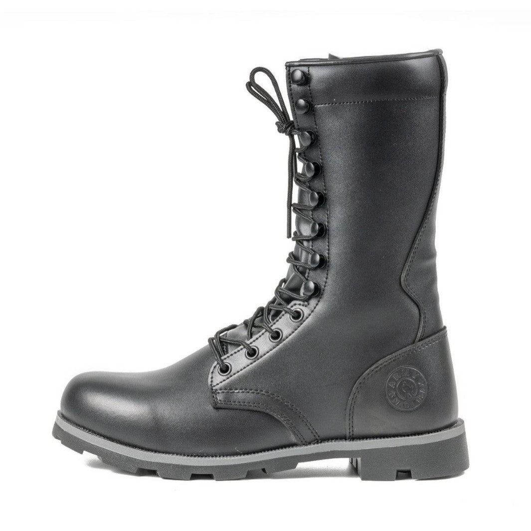 Tactical Large Size Black High-top Desert Raised Combat Boots