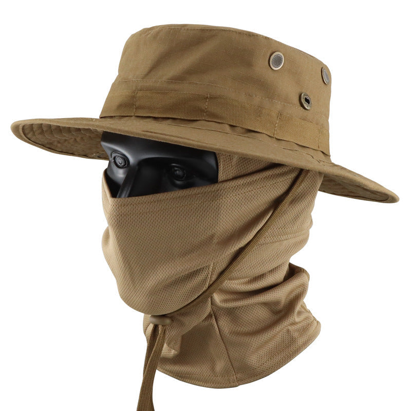 Multi-functional Outdoor Sun Protection Breathable Round-brim Fishing Hat