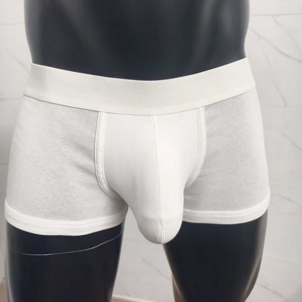 Men's Underwear Combed Cotton U Convex Sports Flat Pants Simple