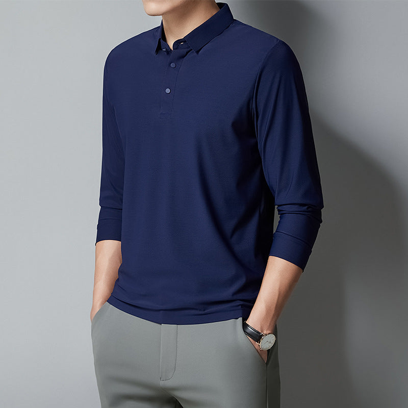 Plus-size Business-casual Stretch Slim-fit Shirt